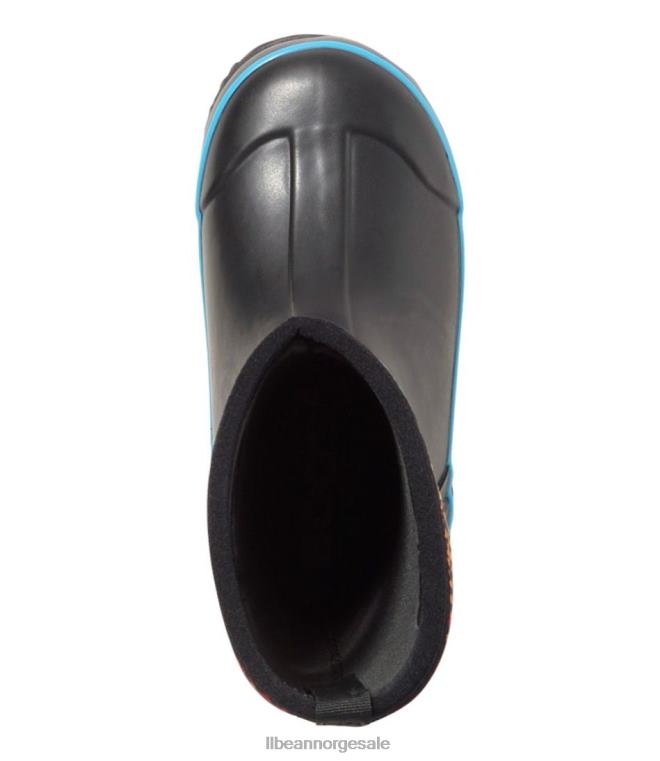 barn bogs klassiske regnbueprikker støvler 24VDH1208 L.L.Bean fottøy regnbueprikker svart multi