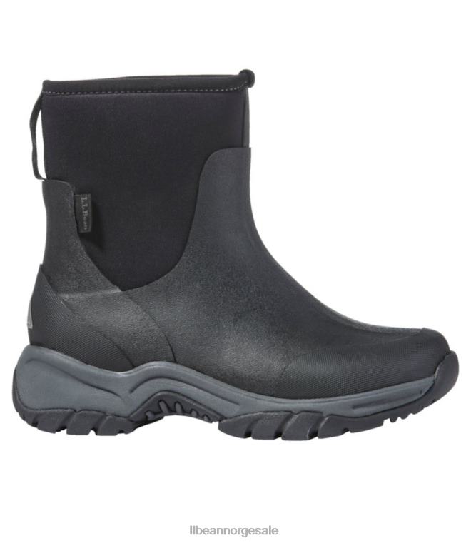 barn helårs gummistøvler 24VDH5213 L.L.Bean fottøy svart