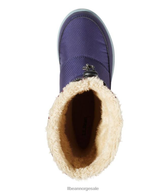 barn ultralette snøstøvler 24VDH3830 L.L.Bean fottøy mørk plomme/lilla bær
