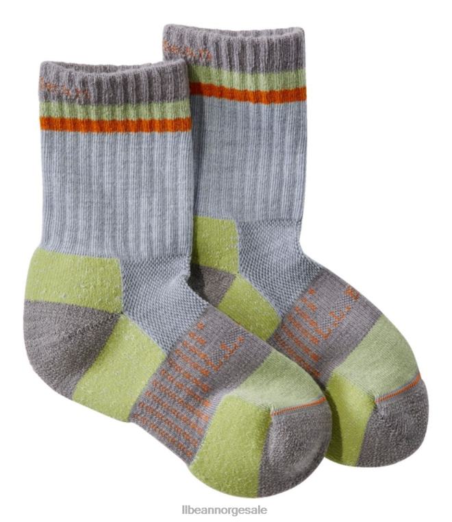 barn atletiske mannskapssokker 24VDH175 L.L.Bean fottøy malibu blue/woodsmoke
