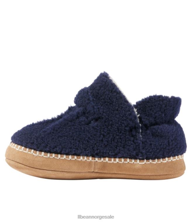 barn koselige tøffelsko 24VDH5211 L.L.Bean fottøy lys marine