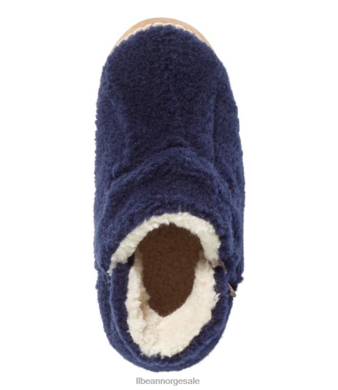 barn koselige tøffelsko 24VDH5211 L.L.Bean fottøy lys marine