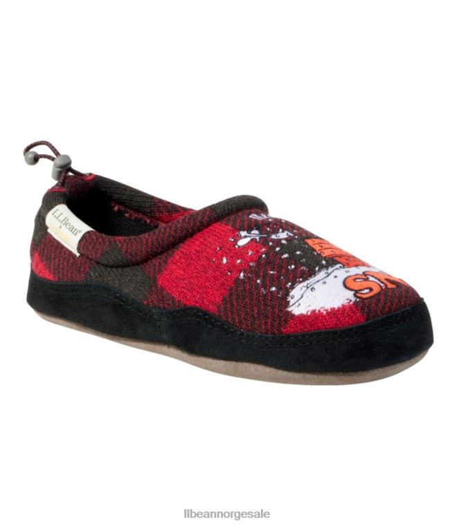 barn x peanøtter genser fleece tøfler 24VDH1161 L.L.Bean fottøy mørk jeger