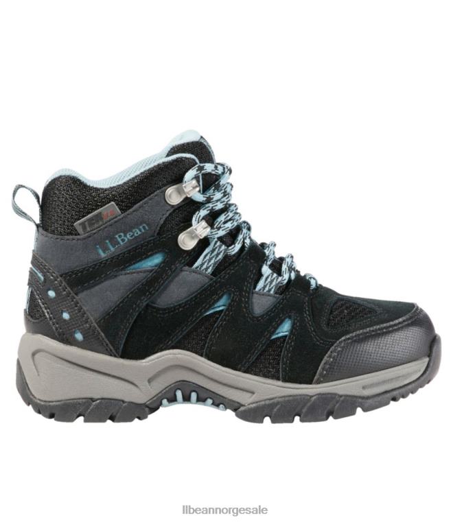 barn stimodell turgåere 24VDH3795 L.L.Bean fottøy svart/sølvblå