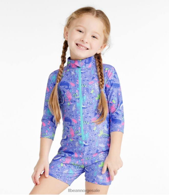 barn sol-og-surf-body 24VDH3371 L.L.Bean klær capri blå fisk