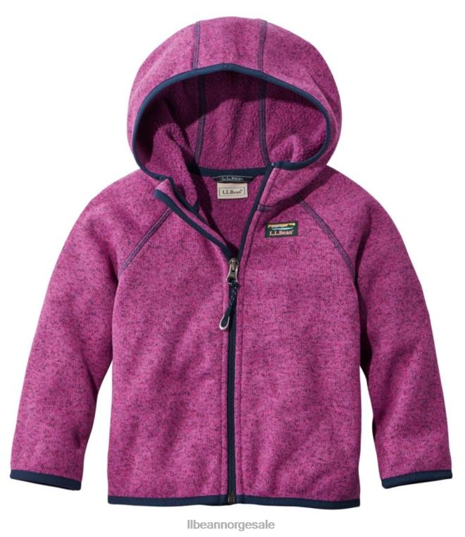 barn spedbarns- og genserfleece 24VDH3424 L.L.Bean klær mørk morbær
