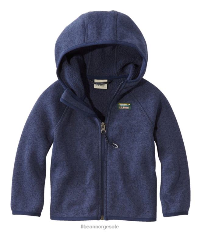 barn spedbarns- og genserfleece 24VDH4966 L.L.Bean klær lys marine