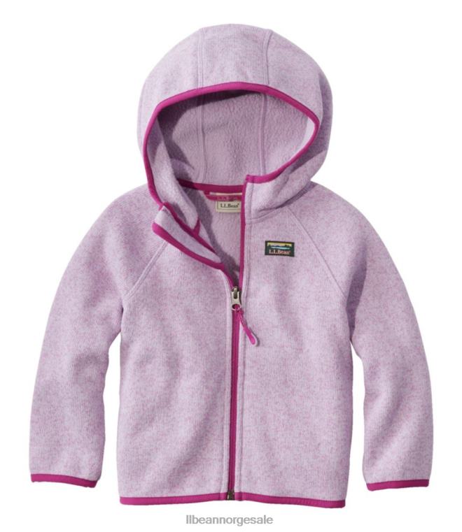 barn spedbarns- og genserfleece 24VDH558 L.L.Bean klær lavendel is