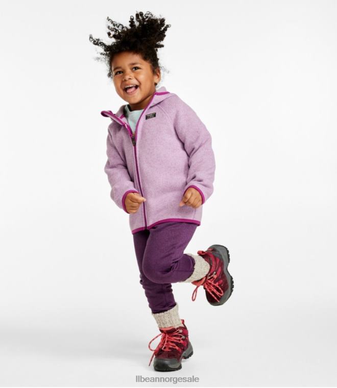 barn spedbarns- og genserfleece 24VDH558 L.L.Bean klær lavendel is