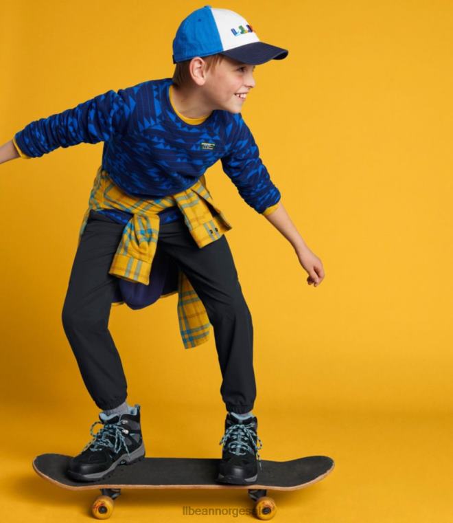 barn baseballhatt i bomull 24VDH515 L.L.Bean klær ekte fiolett