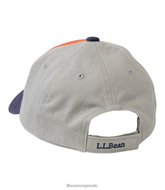 barn baseballhatt i bomull 24VDH5938 L.L.Bean klær blek khaki ferieland