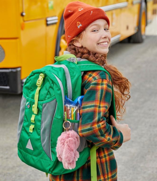 barn lue 24VDH104 L.L.Bean klær topp oransje leirbål