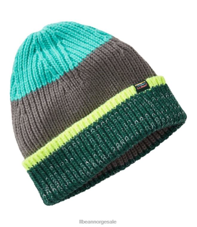 barn lue 24VDH4659 L.L.Bean klær rev blågrønn/gunmetal grå