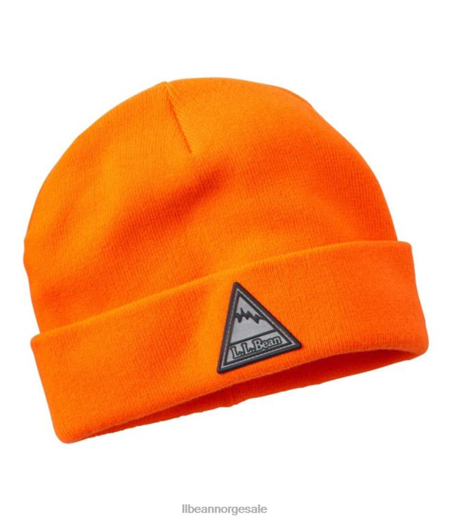 barn lue 24VDH5727 L.L.Bean klær flammende oransje reflekterende trekant