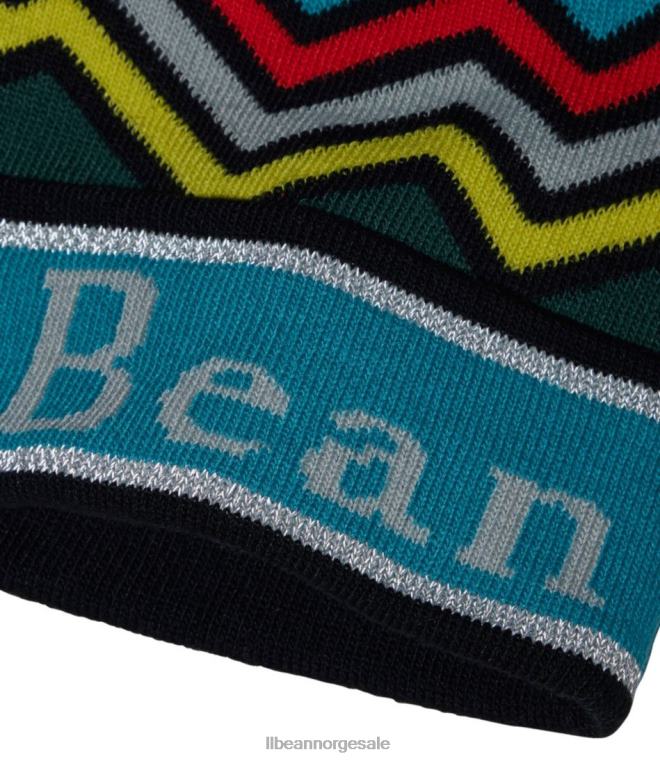 barn pom lue 24VDH5971 L.L.Bean klær blekt turkis refleks