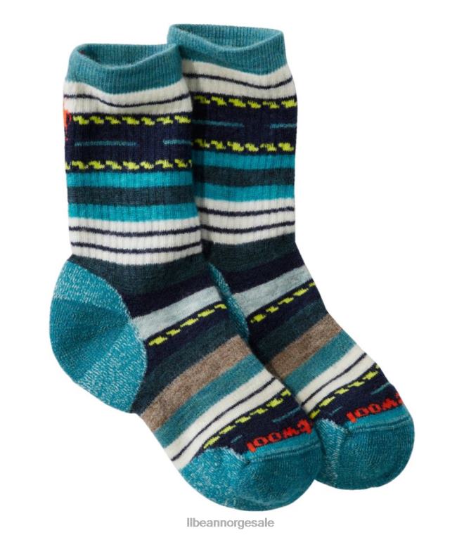 barn smartwool hike margarita full pute crew sokker 24VDH3576 L.L.Bean klær kaskade grønn
