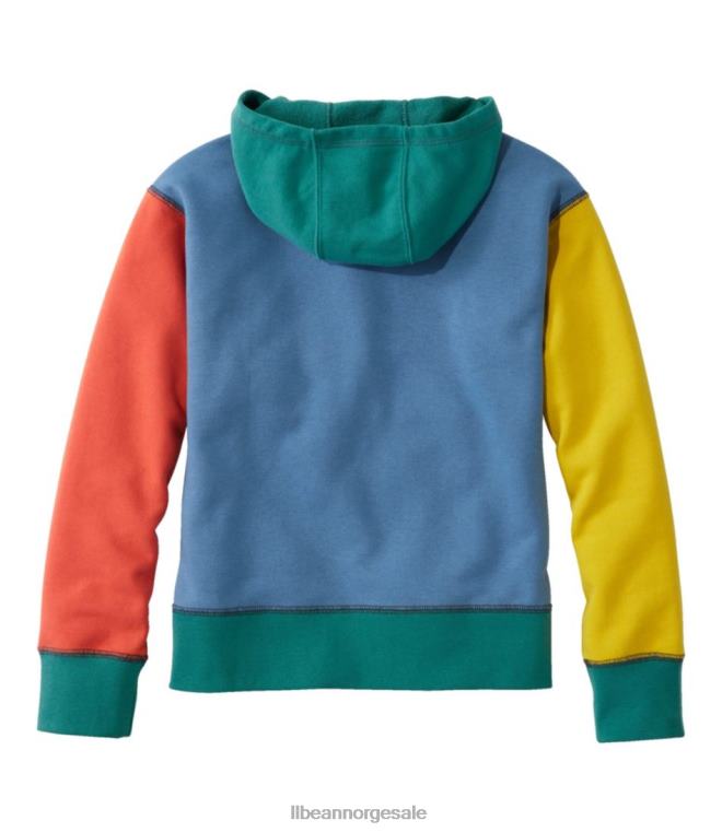 barn athleisure hettegenser 24VDH3441 L.L.Bean klær stål blå nasjonalparker solnedgang