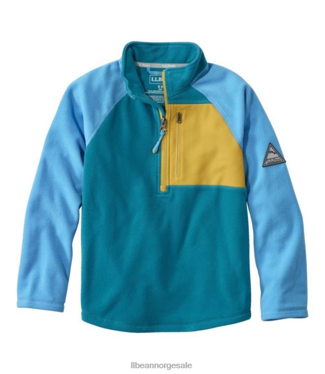 barn fitness fleece 24VDH167 L.L.Bean klær stokkand blågrønn/kaldblå