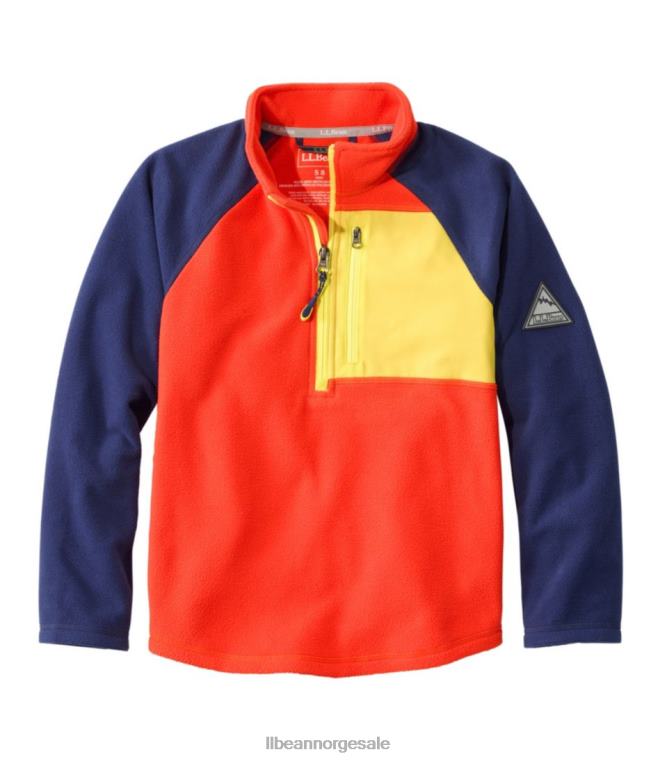 barn fitness fleece 24VDH3067 L.L.Bean klær cherrytomat/natt