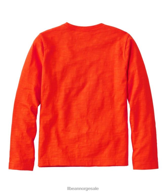 barn grafisk t-skjorte 24VDH3358 L.L.Bean klær sitron
