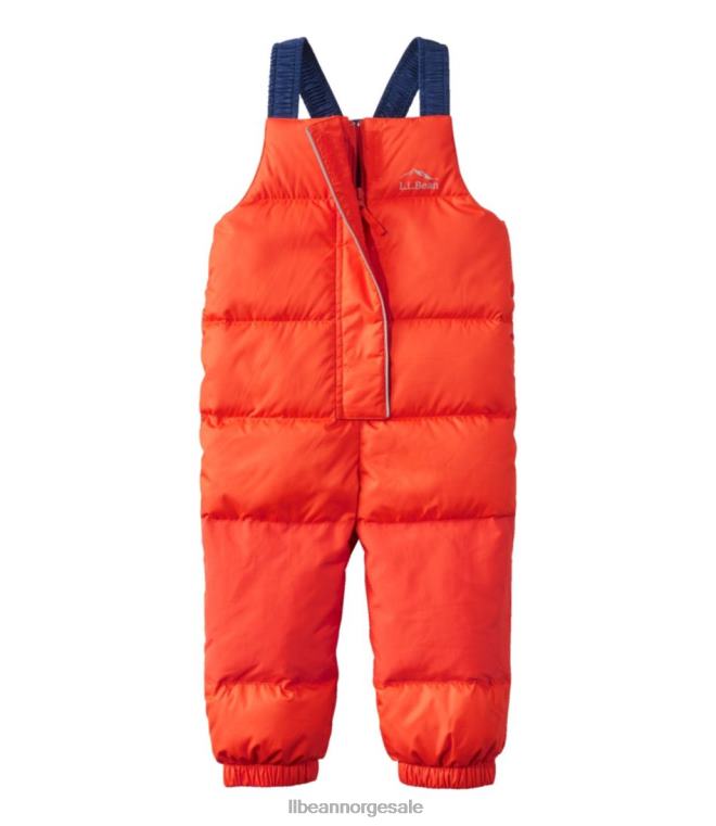 barn spedbarns- og snøsmekker 24VDH125 L.L.Bean yttertøy oransje