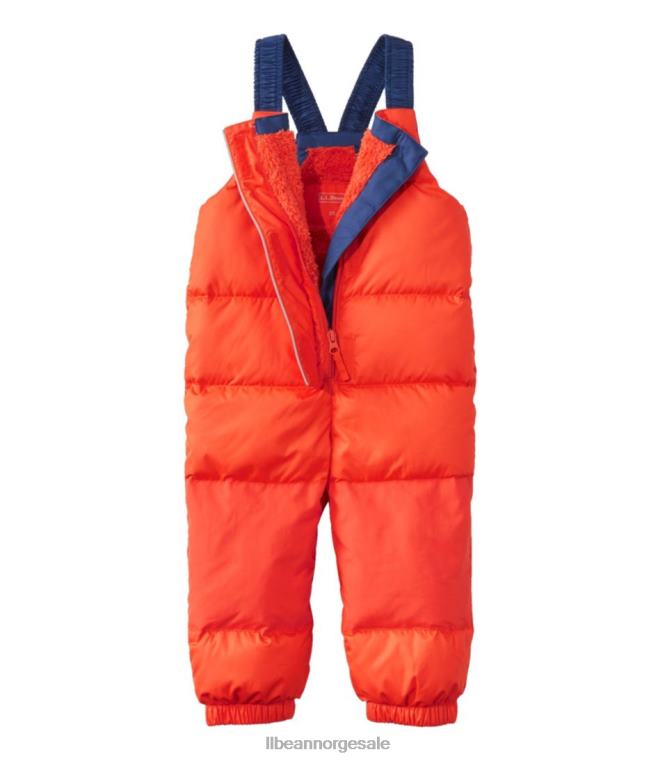 barn spedbarns- og snøsmekker 24VDH125 L.L.Bean yttertøy oransje