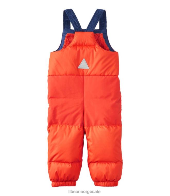 barn spedbarns- og snøsmekker 24VDH125 L.L.Bean yttertøy oransje