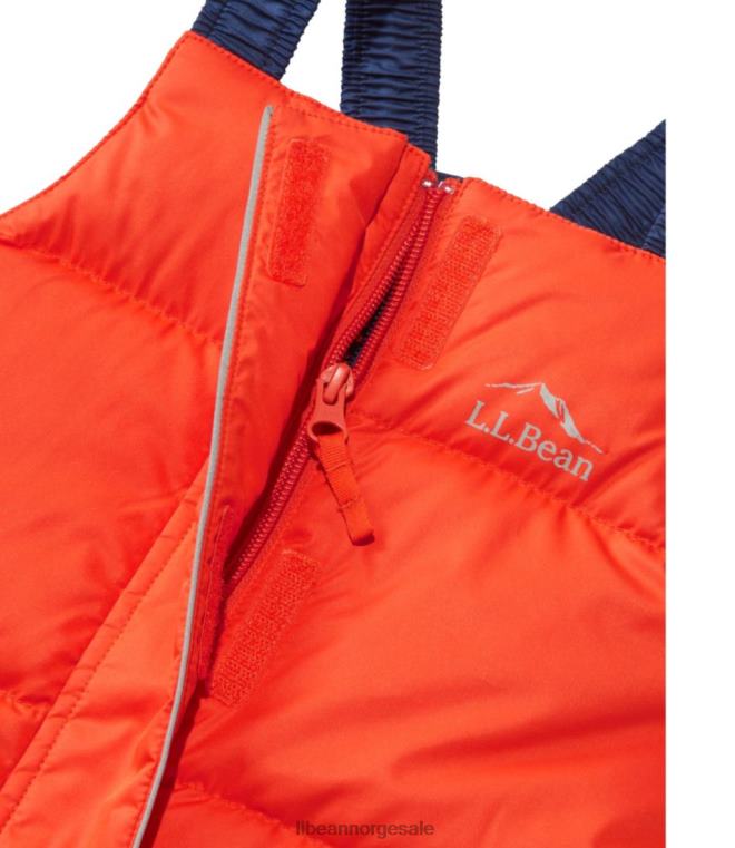 barn spedbarns- og snøsmekker 24VDH125 L.L.Bean yttertøy oransje