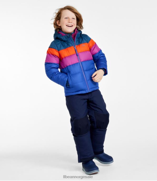barn dunjakke 24VDH3702 L.L.Bean yttertøy gul sitron