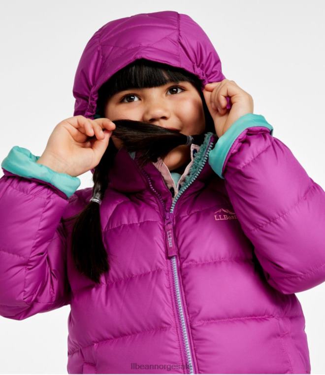 barn dunjakke 24VDH5142 L.L.Bean yttertøy mørk furu