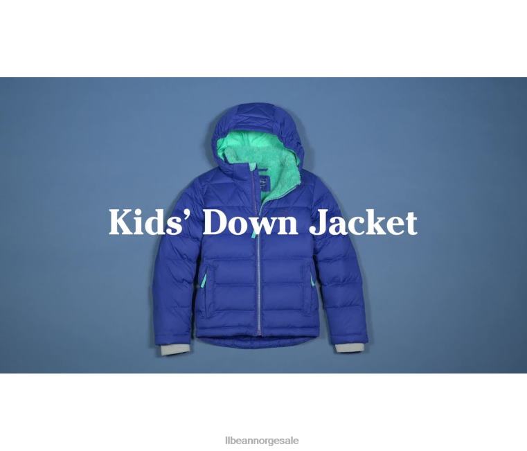 barn dunjakke 24VDH6080 L.L.Bean yttertøy kobolthavet
