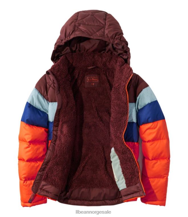 barn dunjakke 24VDH6081 L.L.Bean yttertøy rosa bær