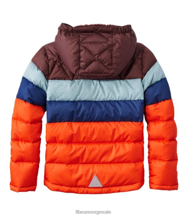 barn dunjakke 24VDH6081 L.L.Bean yttertøy rosa bær