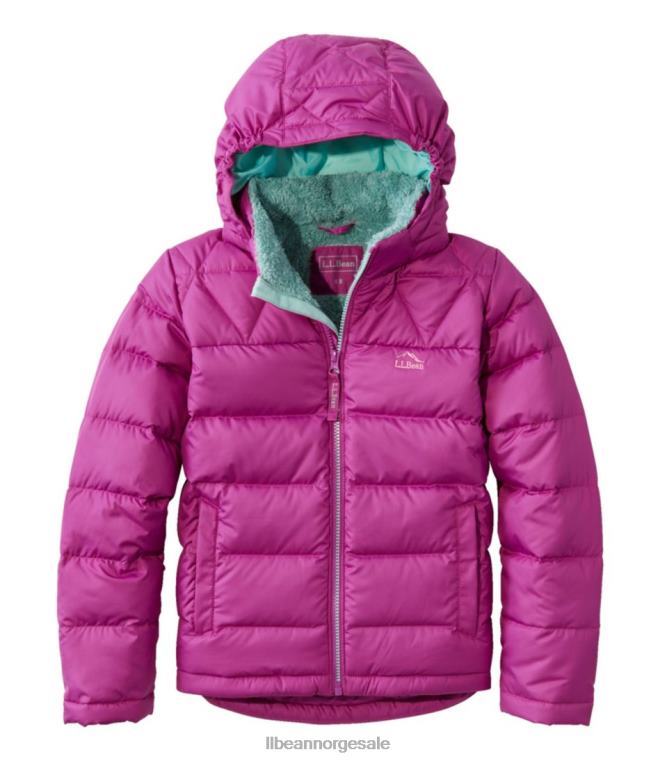barn dunjakke 24VDH949 L.L.Bean yttertøy vill aster