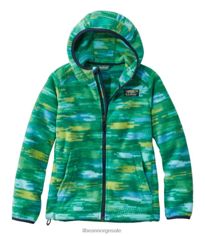 barn fjell klassisk fleece 24VDH3671 L.L.Bean yttertøy kelly grønn digi camo