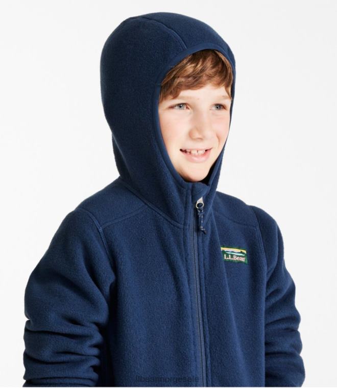barn fjell klassisk fleece 24VDH487 L.L.Bean yttertøy nautisk marine