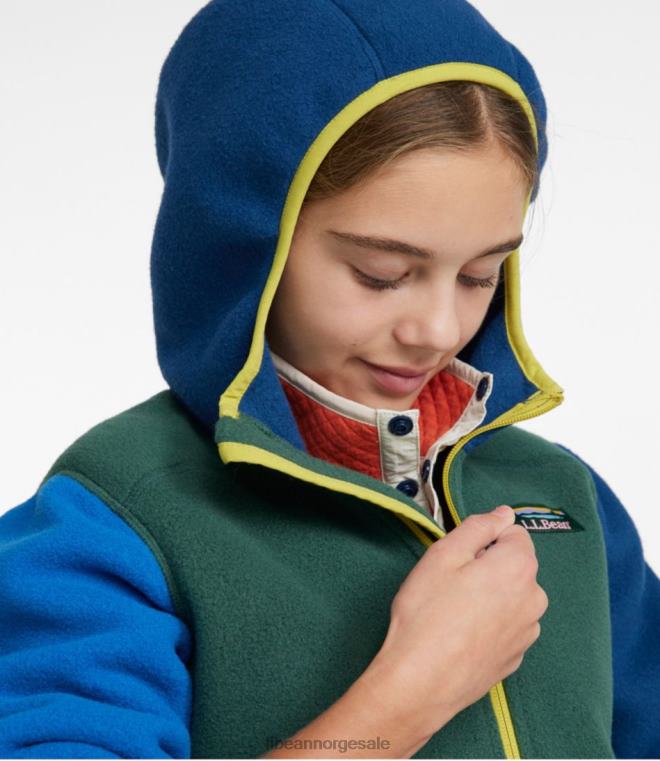 barn fjell klassisk fleece 24VDH908 L.L.Bean yttertøy nautisk marine