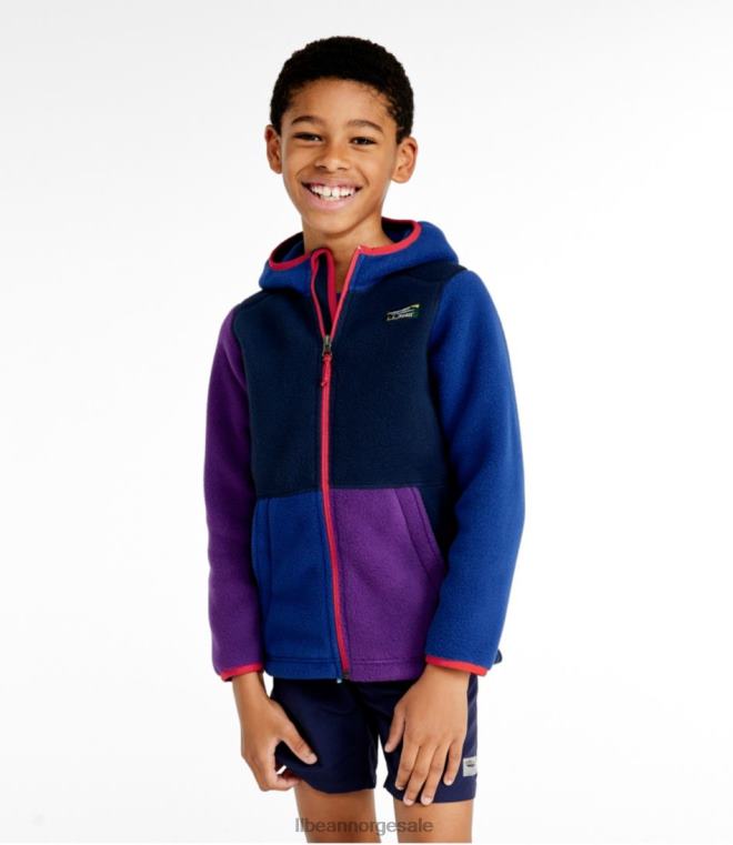 barn fjell klassisk fleece 24VDH908 L.L.Bean yttertøy nautisk marine