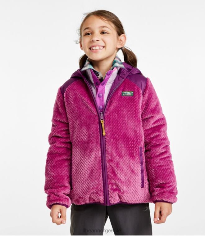 barn fjellbundet vendbar jakke 24VDH5113 L.L.Bean yttertøy karbon marine/kleberstein