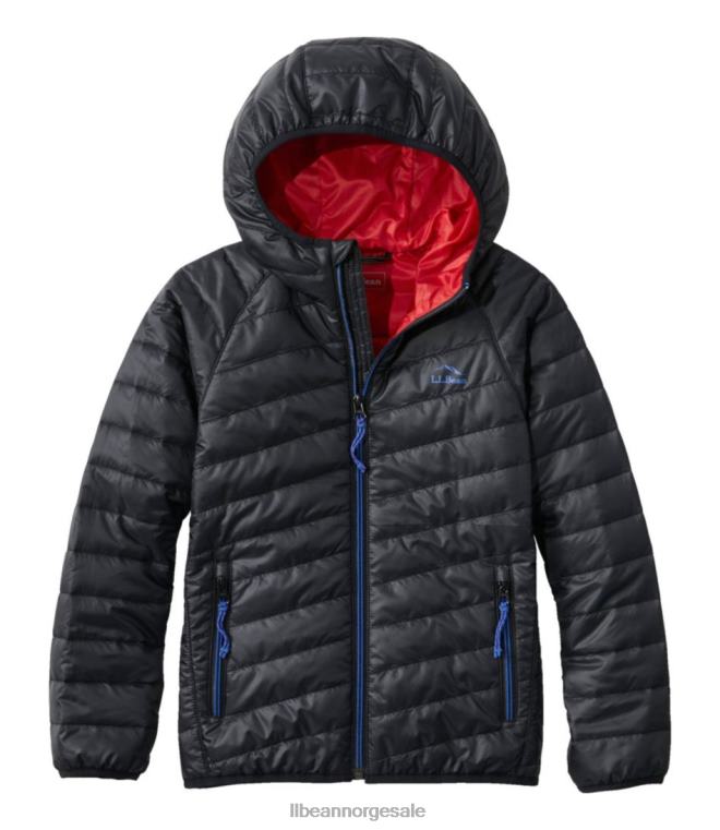 barn primaloft packaway hettejakke 24VDH3654 L.L.Bean yttertøy svart