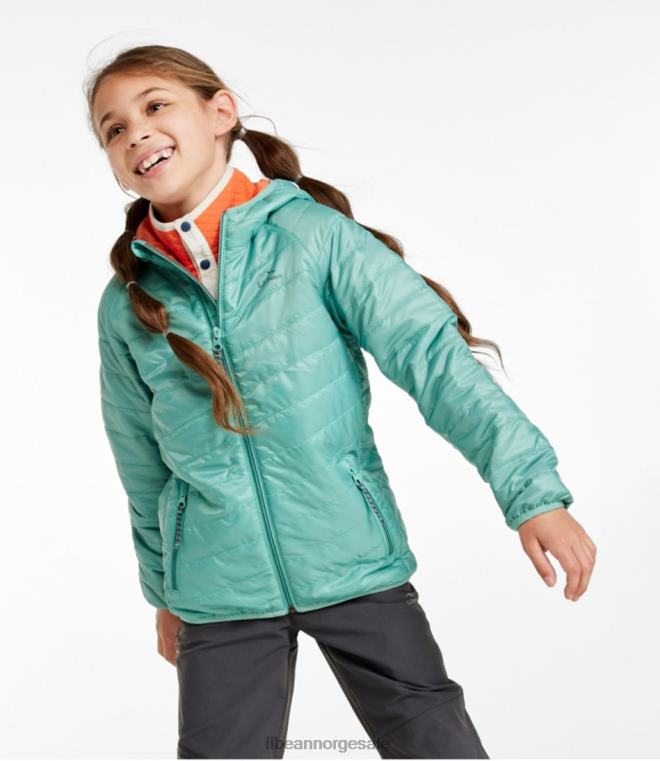 barn primaloft packaway hettejakke 24VDH3654 L.L.Bean yttertøy svart