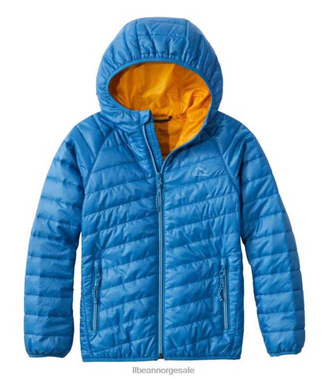 barn primaloft packaway hettejakke 24VDH889 L.L.Bean yttertøy marine blå