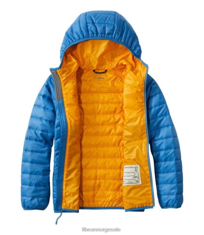 barn primaloft packaway hettejakke 24VDH889 L.L.Bean yttertøy marine blå