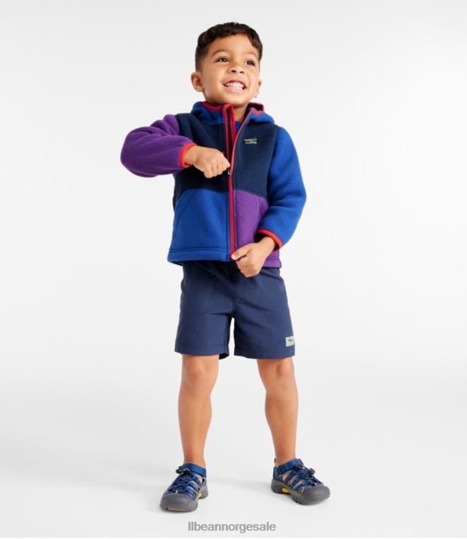 barn spedbarns- og fjellklassisk fleece 24VDH916 L.L.Bean yttertøy nautisk marine