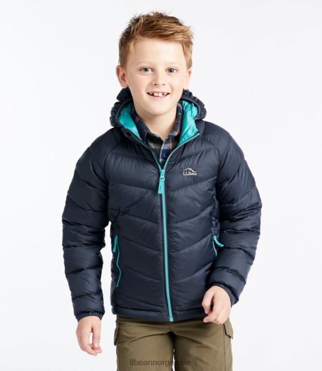 barn ultralett 650 dunjakke 24VDH6079 L.L.Bean yttertøy storm krikkand