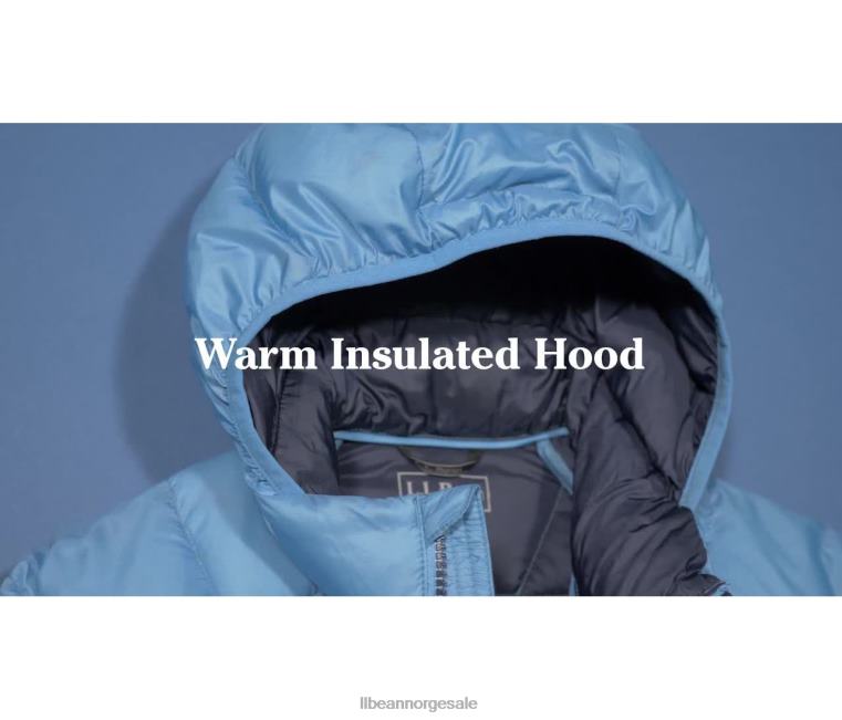 barn ultralett 650 dunjakke 24VDH6079 L.L.Bean yttertøy storm krikkand