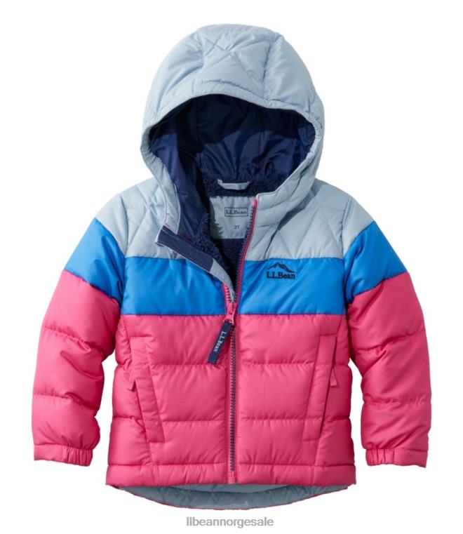 barn spedbarns- og dunjakke 24VDH5128 L.L.Bean yttertøy rosa bær