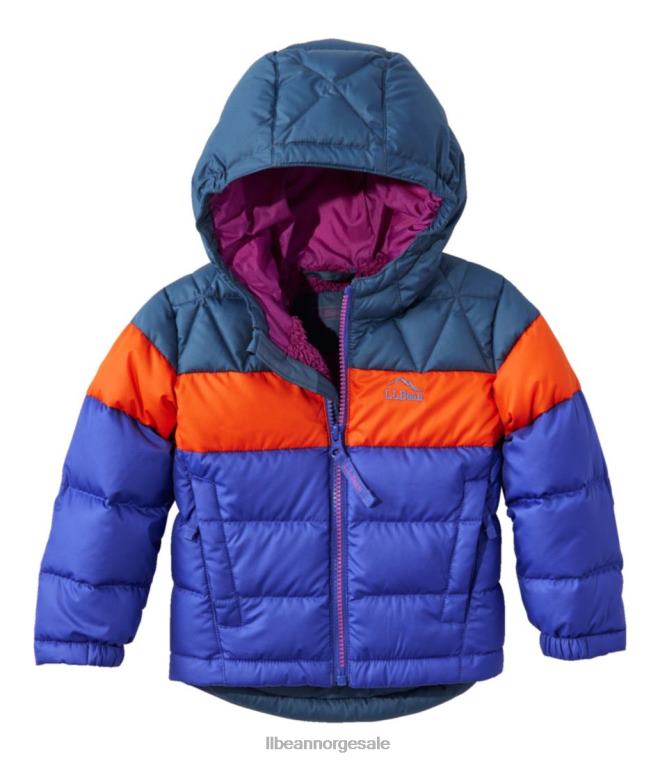 barn spedbarns- og dunjakke 24VDH6071 L.L.Bean yttertøy lys safir