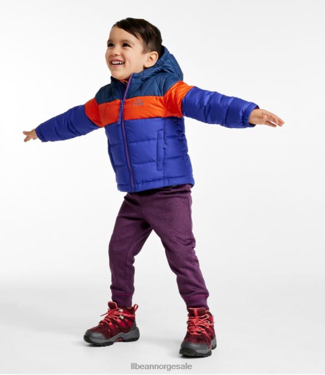 barn spedbarns- og dunjakke 24VDH909 L.L.Bean yttertøy gul sitron