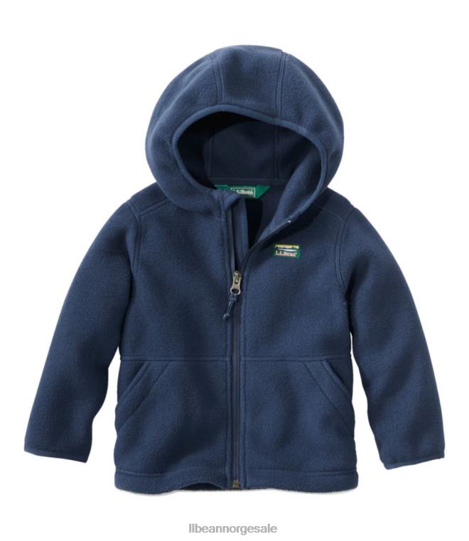 barn spedbarns- og fjellklassisk fleece 24VDH545 L.L.Bean yttertøy nautisk marine